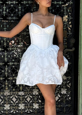 Bianca - Satin Corset Mini Dress