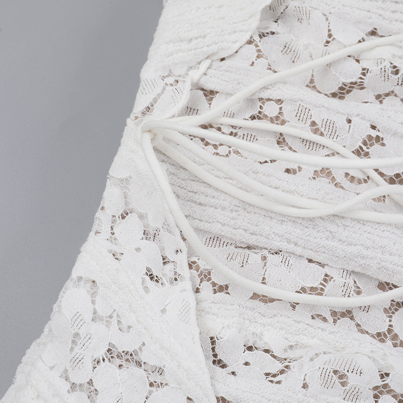 Reverie Off-Shoulder Dress - White