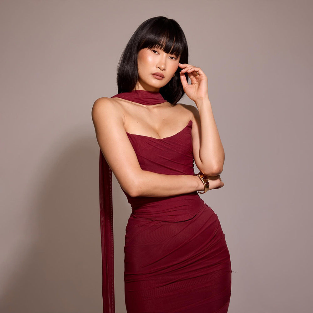 Raya 3 Piece Set - Burgundy