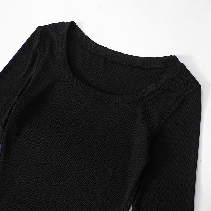 Trent Top With Umbrella Cuff Sleeves - Black