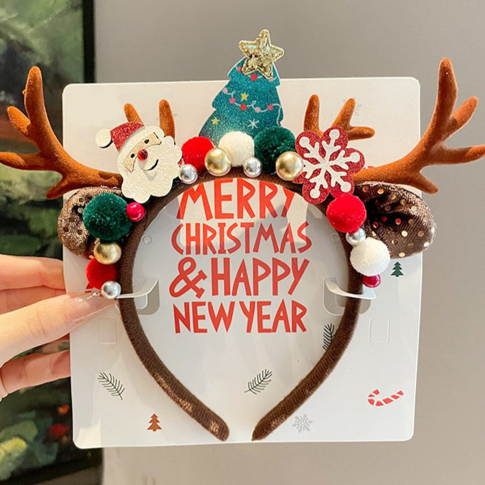 Christmas Deer Antler Bohemian Decorative Hair Accessory