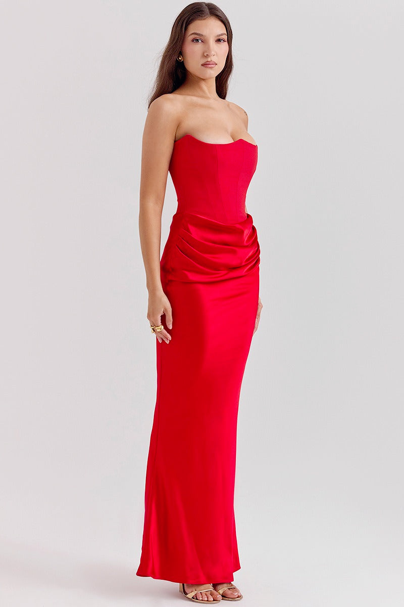 Strapless Backless Bodycon Party Dress