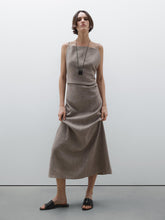 Flowy Square Neck Midi Dress