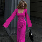 Elizabeth Maxi Dress - Rose Red