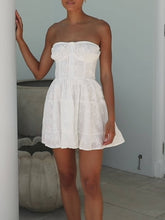 Special Holiday Stylish Lace Mini Dress White / S Dresses