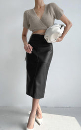 Earl Midi Skirt - Black