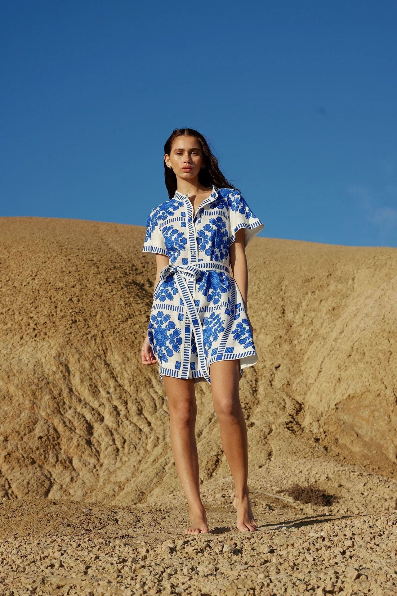 Ripley Mini Dress - Blue