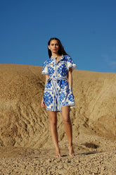Ripley Mini Dress - Blue