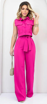 Nella Co-ord - Rose Red