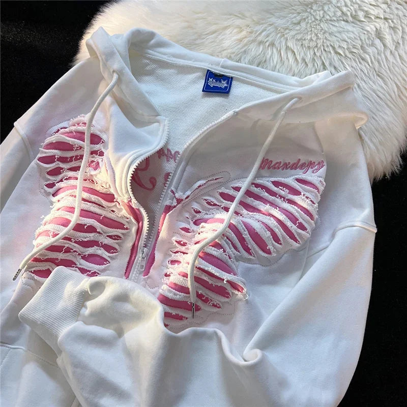 Kawaii Long Sleeve Casual Y2K Hoodie