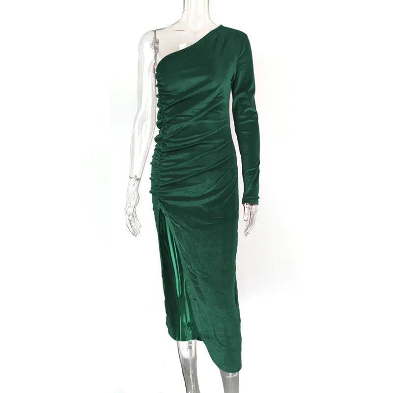 Julia Fashion - Satin Slip Backless Maxi Mini Dress