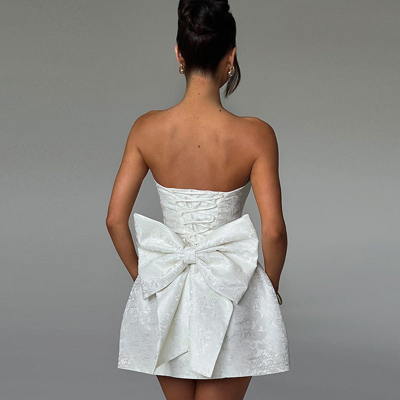 Antalya Mini Dress-White