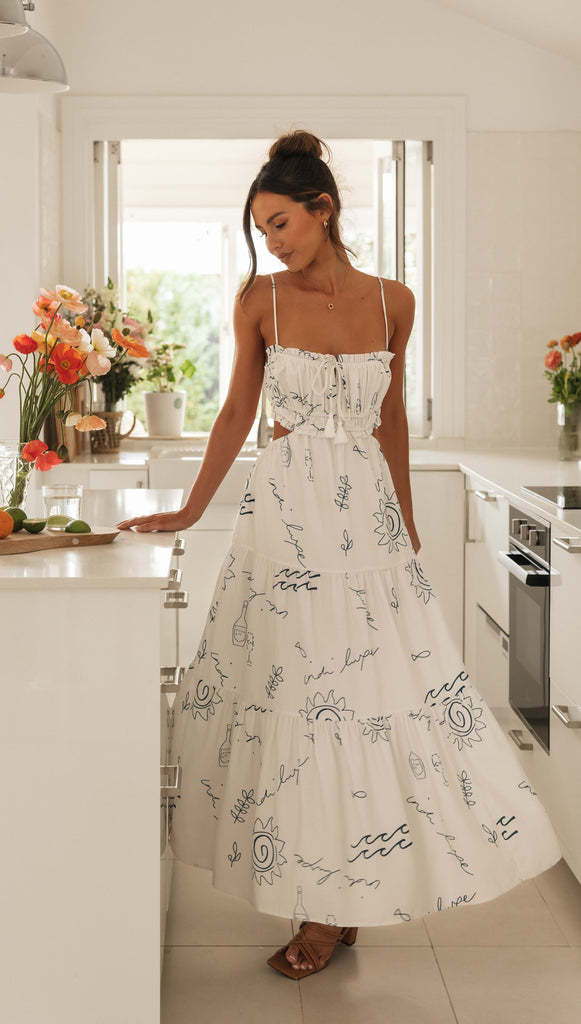 Murphy Maxi Dress - White