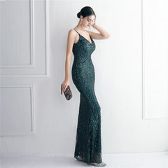 Taisia Formal Stylish Sequin Scroll Dress S.o. Long Dresses