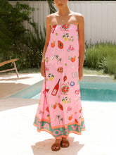 Casual Vacation Floral Print Maxi Dress