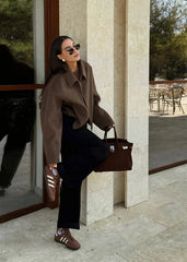 Timeless Woolen Lapel Jacket �Fall & Winter Essential