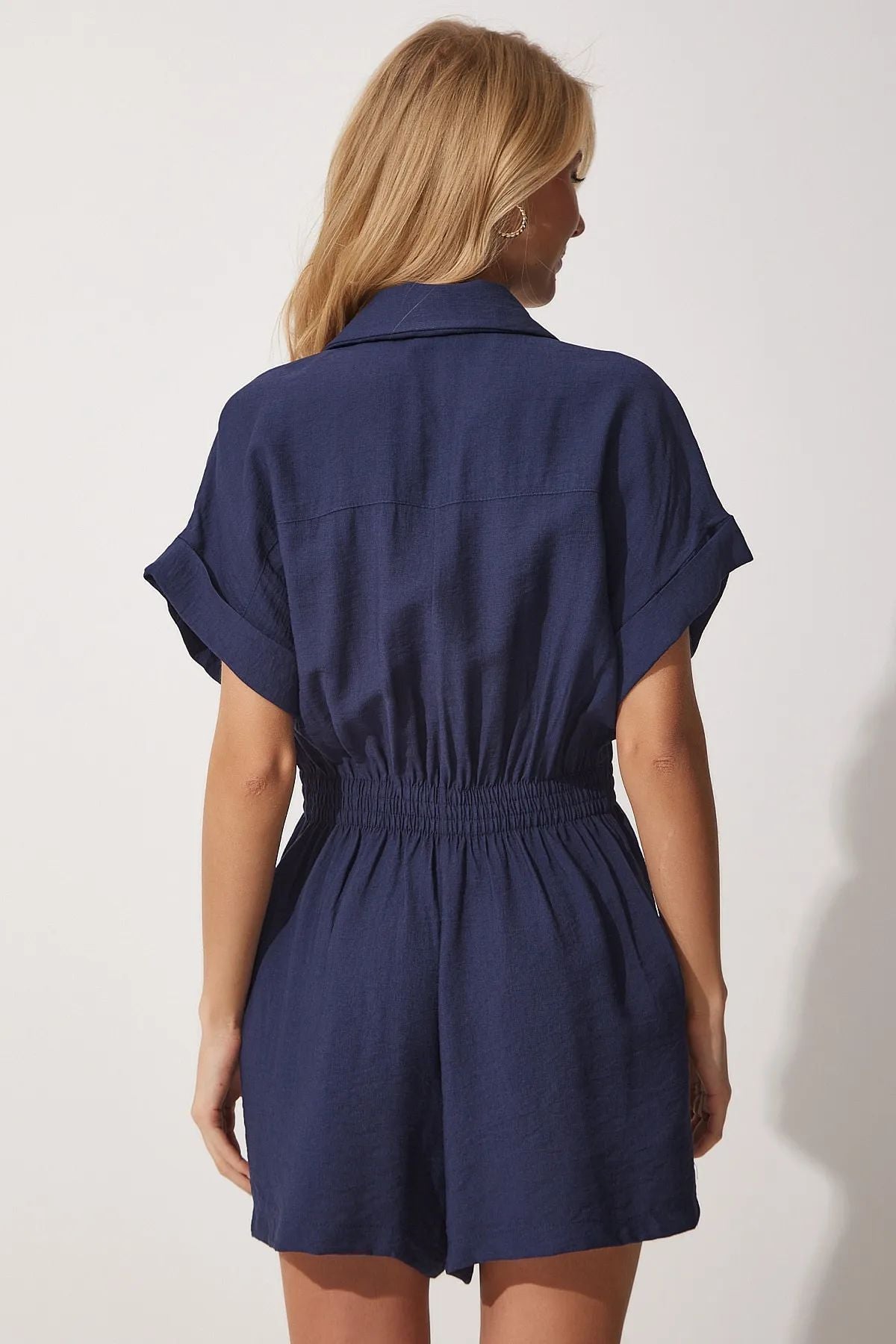 Edie Romper - Blue