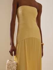 Susan Sunshine Yellow Maxi Dress