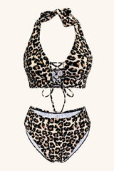 High Waist Bodycon Push Up Two Piece Swim Set