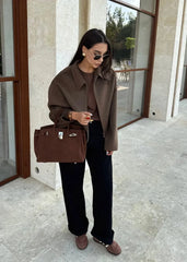 Timeless Woolen Lapel Jacket �Fall & Winter Essential