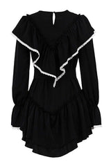 Diva Darling Ruffled Charming Flare Sleeve Mini Dress