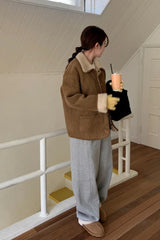 Wool Liner Single Breasted Lapel Jacket