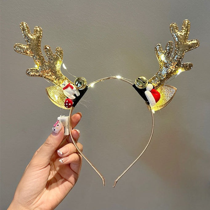 Christmas Deer Antler Kids Party Cosplay Hair Accessory