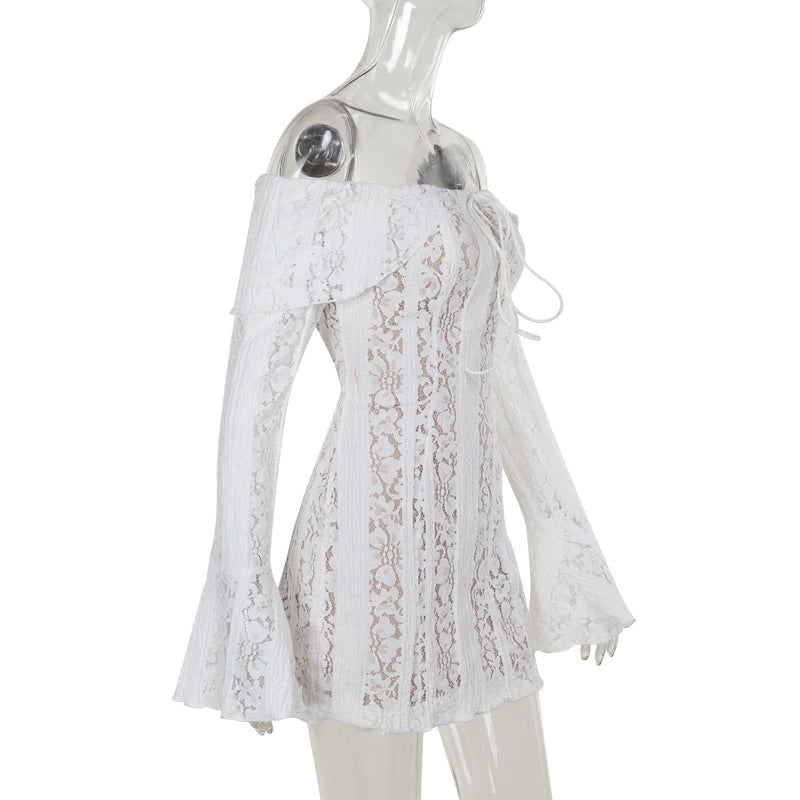 Reverie Off-Shoulder Dress - White