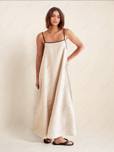 Classic Style Stylish Contrasting Suspender Dress White / S Dresses