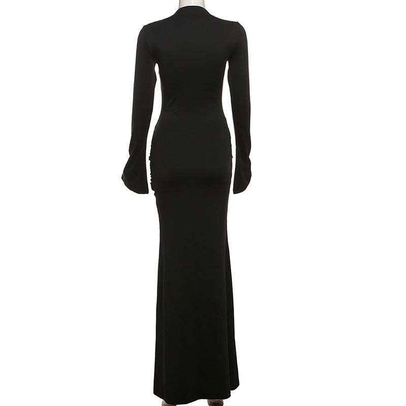 Crimson Embrace dress - Black