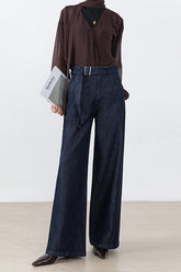High Waist Loose Straight Leg Jeans