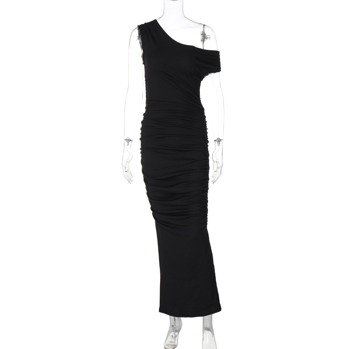 Mystical Off Shoulder Dress - Black