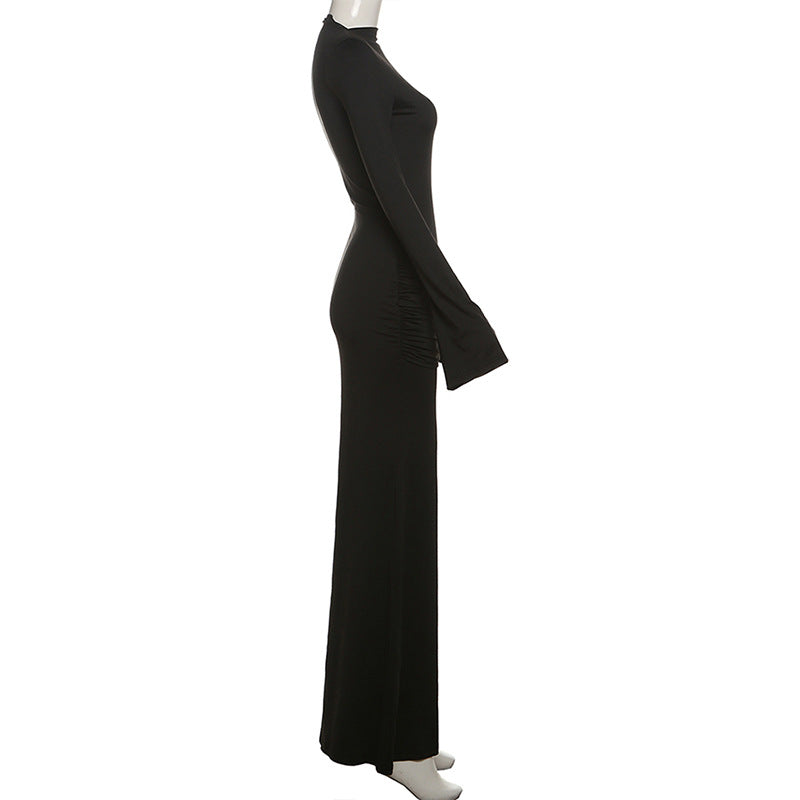 Crimson Embrace dress - Black