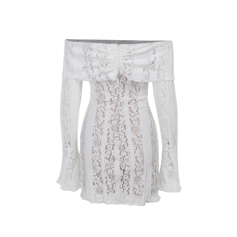 Reverie Off-Shoulder Dress - White