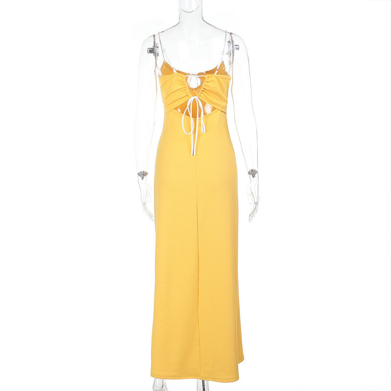 Angel Aura Maxi Dress - Yellow