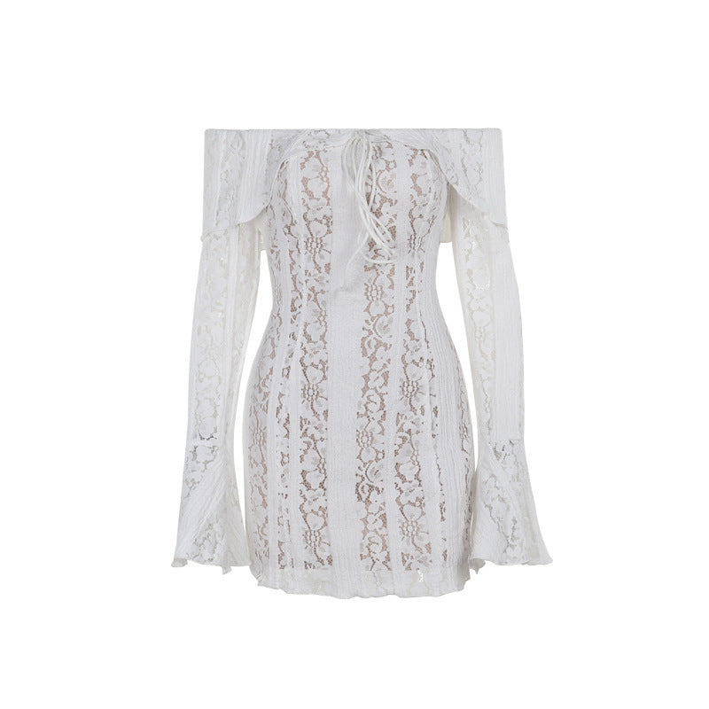 Reverie Off-Shoulder Dress - White