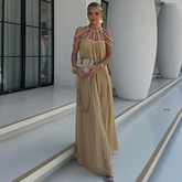 ROYALTY - MODERN AND SOPHISTICATED GOWN MAXI DRESS