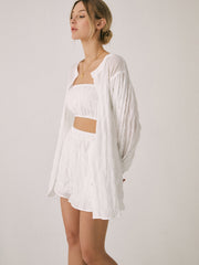Breathable Three Graceful Piece Shorts Set Short Sets