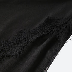 Baddie Backless Slit Mini Dress