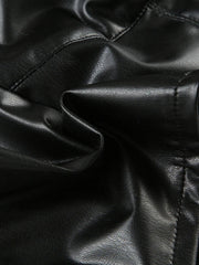 Baddie Faux Leather Crop Top