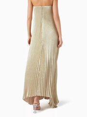 Black Tie Strapless Gown