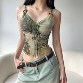 Bohemian Tie-Up Top