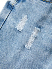 Basic Wash Straight Leg Boyfriend Jeans Boyfriend Jeans