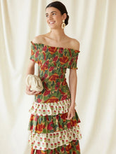 Multicolor May Midi Dress