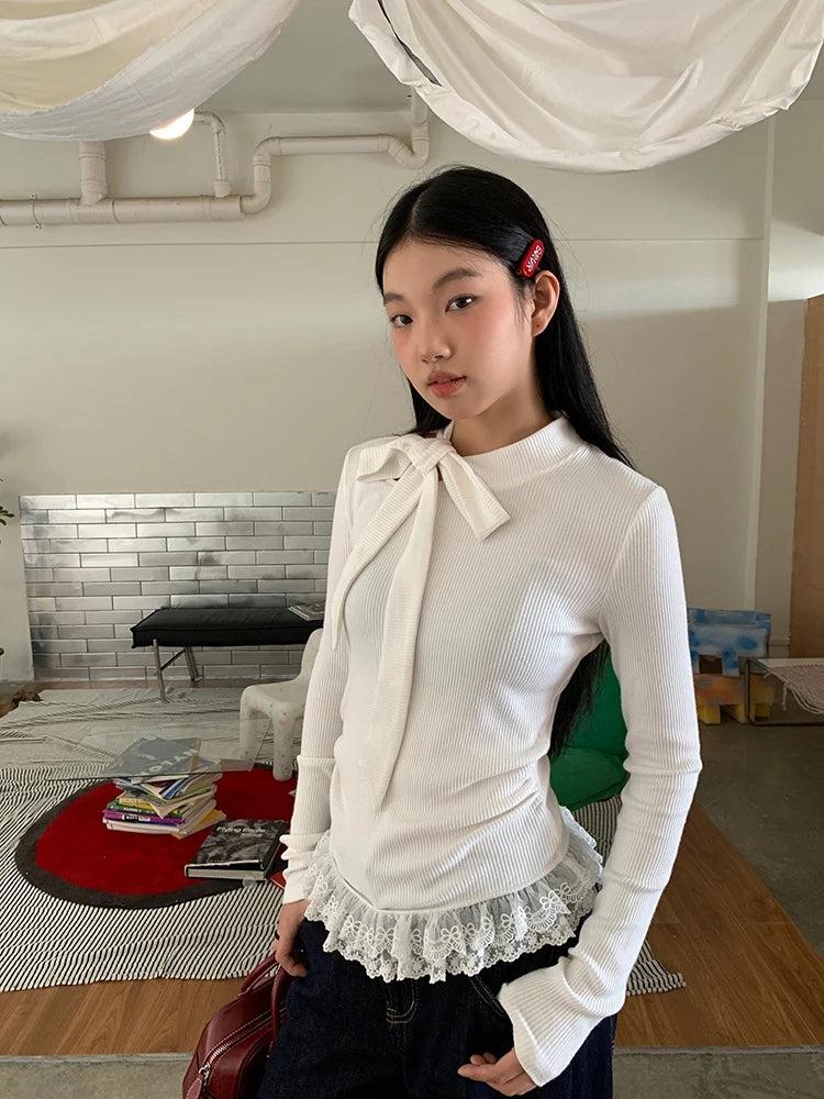 Coquette Bow Neck Blouse