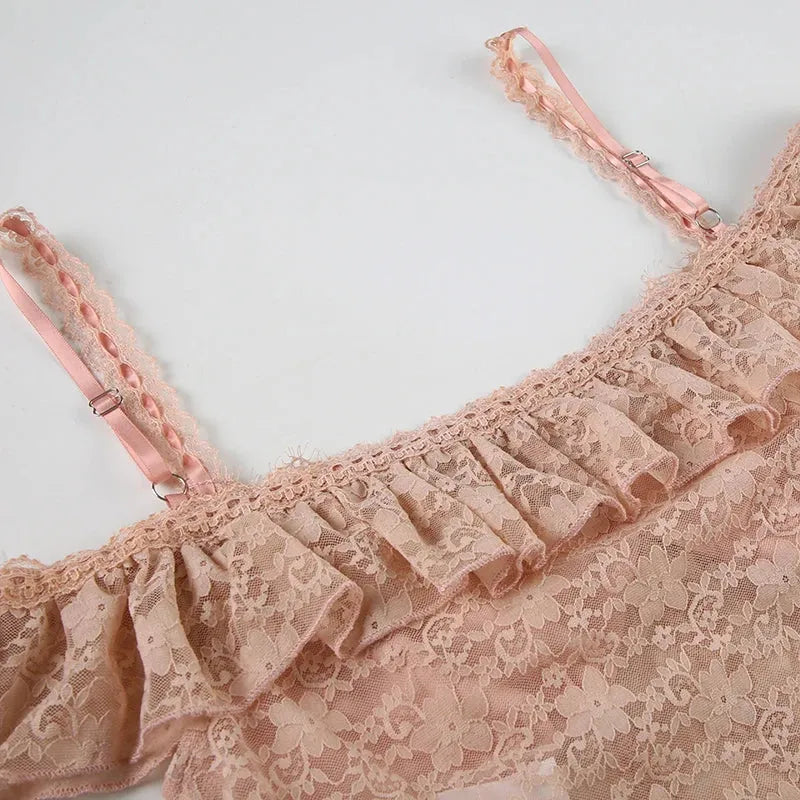 Coquette Lace Crop Top