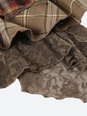 Fairy Grunge Patchwork Mini Skirt