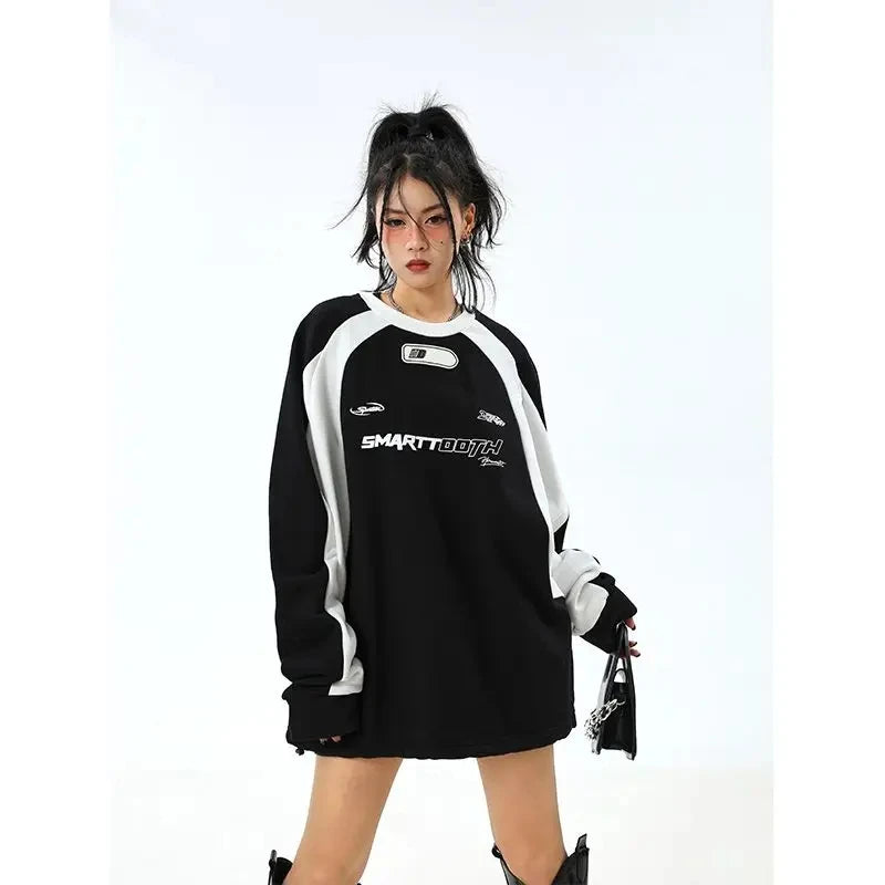 Vintage Aesthetic Oversized Y2K Streetwear Hoodie