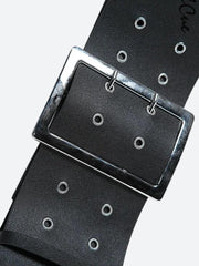 Grunge Belt Crop Top