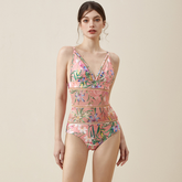 Pastel Tide Swimsuit - Pink